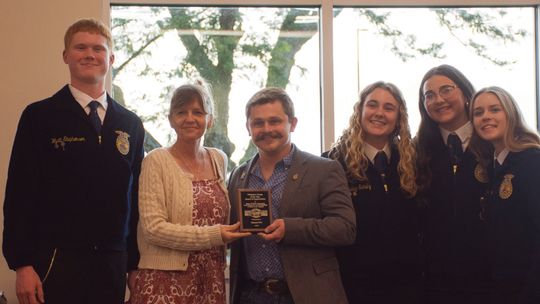 Awardees recognized at Main Street Chanute dinner