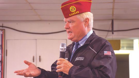 National American Legion Commander visits Chanute, encourages individuals to ‘Be the One’