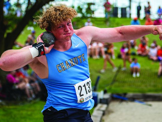 Chanute claims podium spot Chanute claims podium spot