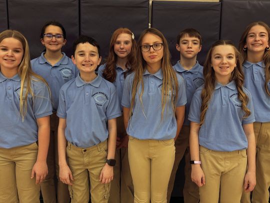 Eight sixth grade students from Chanute Middle School participated in the Southeast Kansas Music Educators district honor choirs this past Saturday