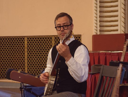 Humanities Kansas speaker presents instruments, notable figures in Kansas music history Humanities Kansas speaker presents instruments, notable figures in Kansas music history