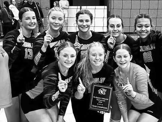 Humboldt volleyball wins Burlington Tournament