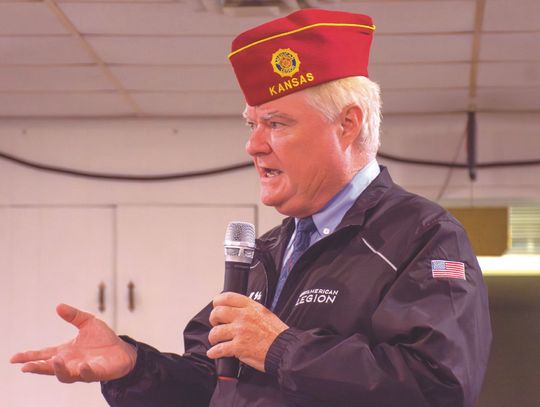 National American Legion Commander visits Chanute, encourages individuals to ‘Be the One’
