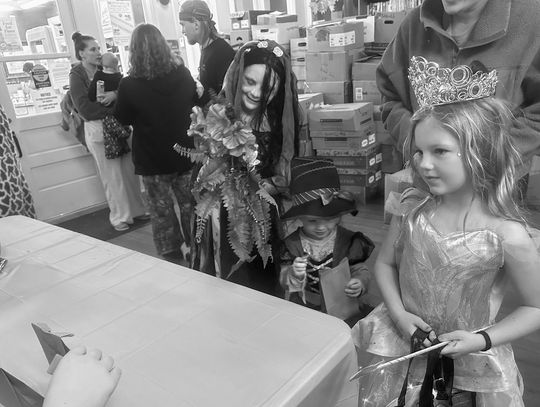 Trick-or-treating fun at the Chanute Public Library and the Martin and Osa Johnson Safari Museum