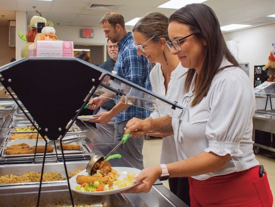 USD 413 Board holds budget hearings, welcomes new staff with dinner