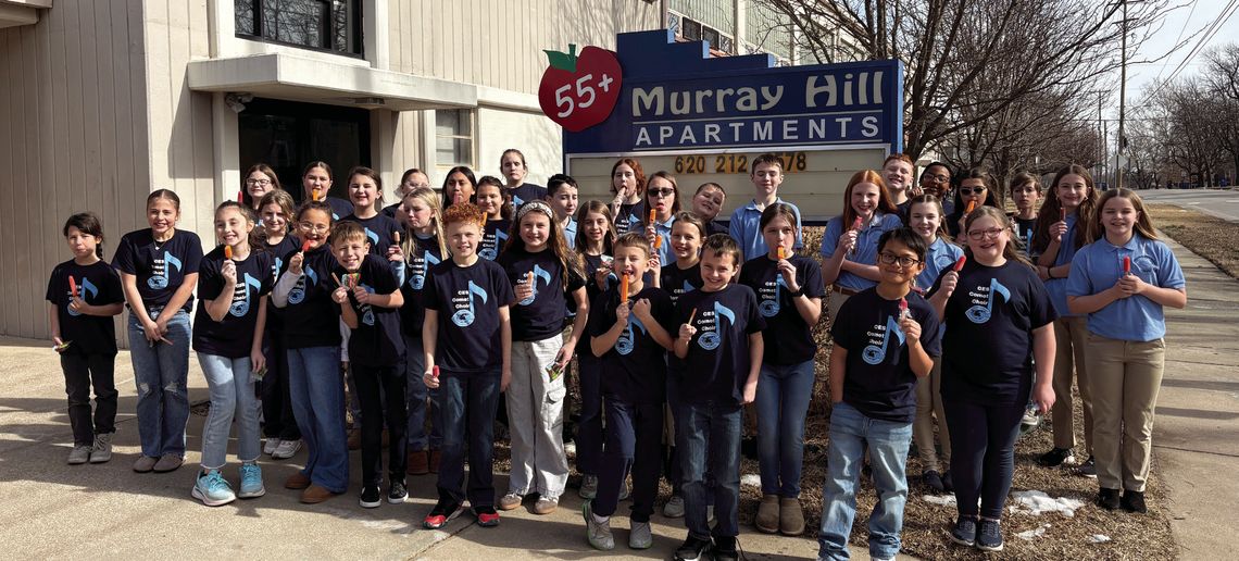 ABOVE:The Chanute Elementary School Comet