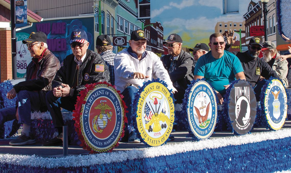 CHANUTE HONORS ITS VETERANS