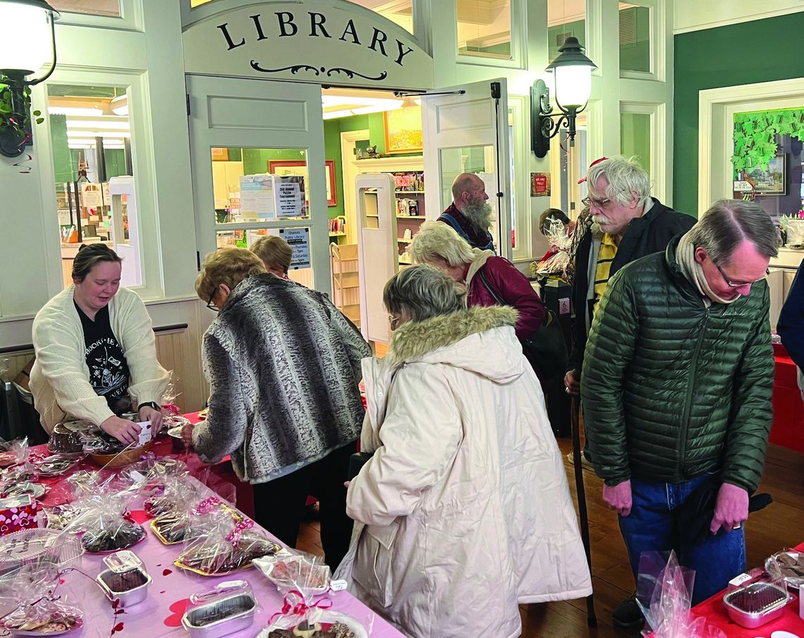 Everything Chocolate sale brings steady customers to the library