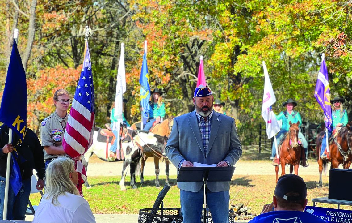 Purple Heart Trail at Big Hill Lake dedicated with ceremony Purple Heart Trail at Big Hill Lake dedicated with ceremony