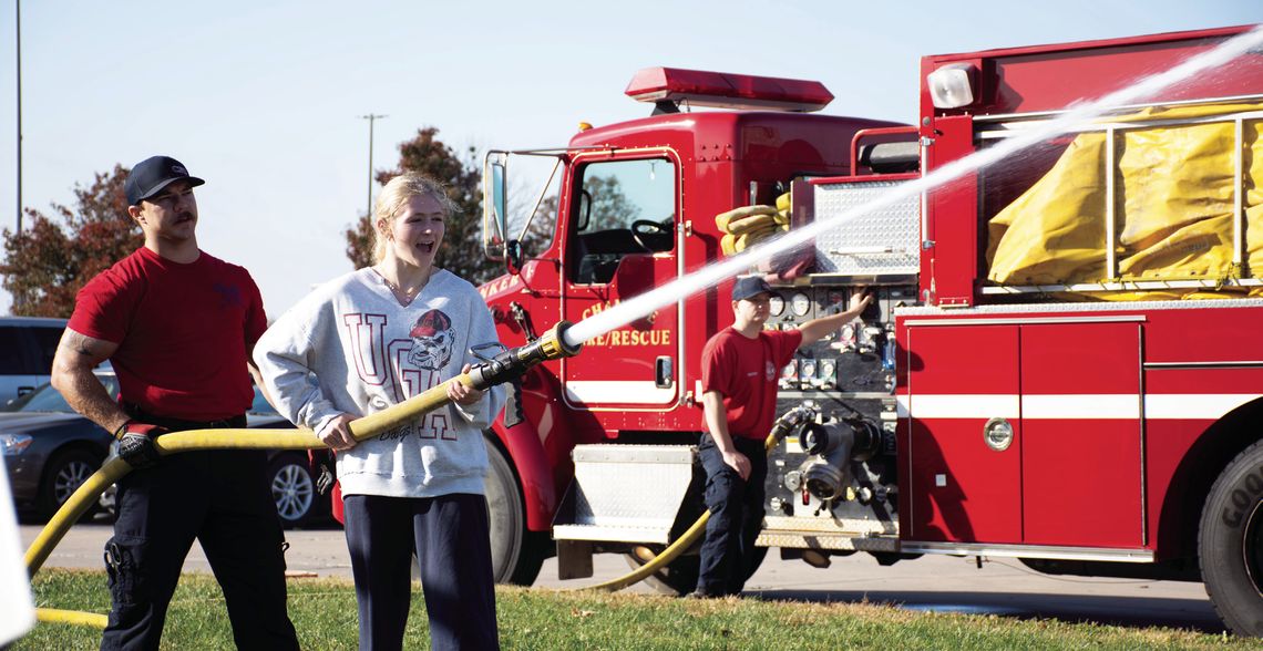 Top: Chanute High Student Emily