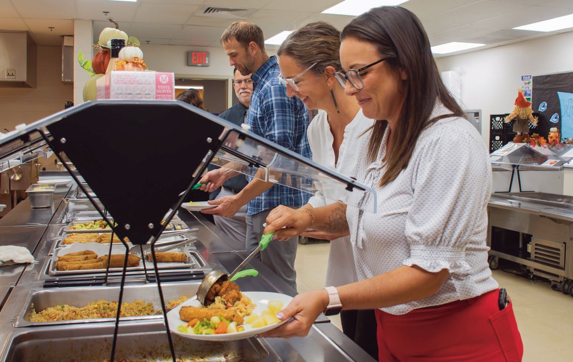 USD 413 Board holds budget hearings, welcomes new staff with dinner